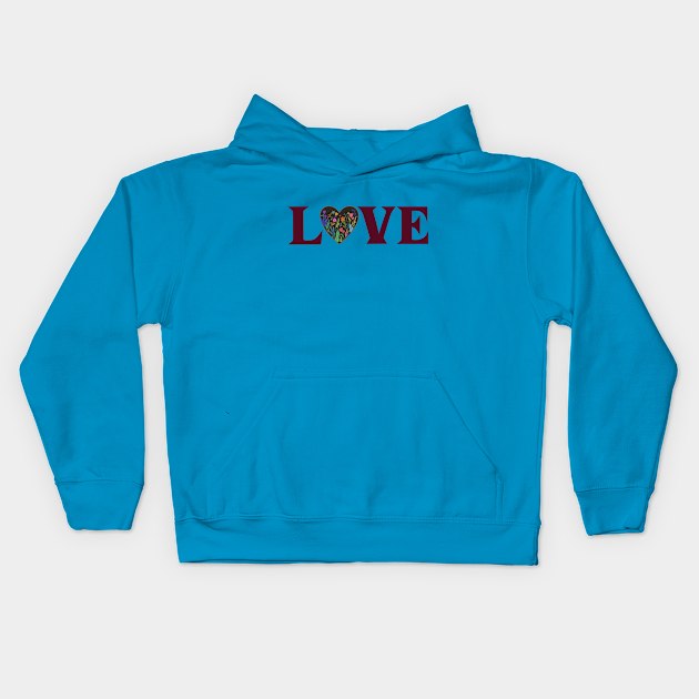 One Love Tees Kids Hoodie by BeeZeeBazaar